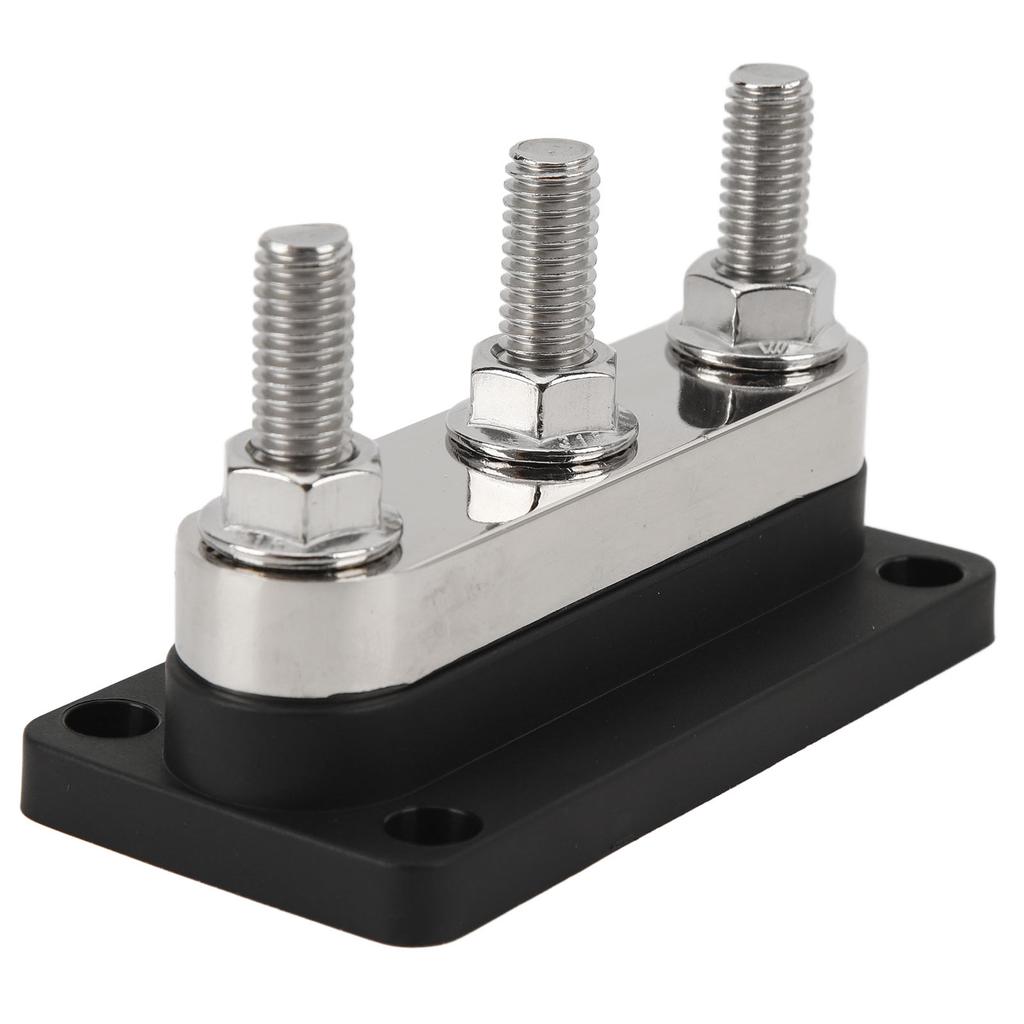 12‑48В 600А Блок распределения питания 3 шпильки M10 Аккумуляторный соединительный блок Шина для автомобилей Грузовиков Автодомов Морских судов