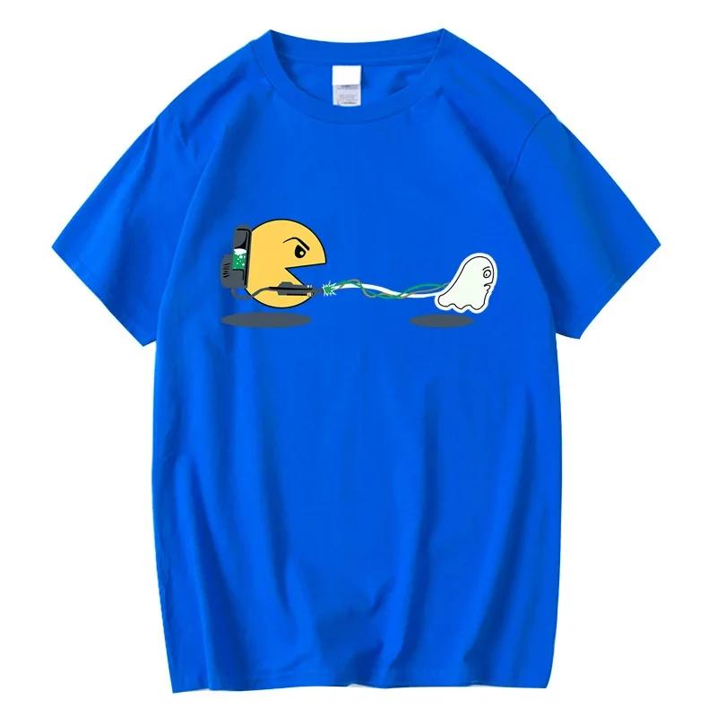 Летняя мужская футболка высокого качества 100% хлопок с забавным принтом свободного кроя с круглым вырезом для мужчин с коротким рукавом топы футболки оверсайз