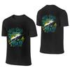 Reel Great Dad Campus Style Reversible Tshirt Youthful Feeling No Curling Short Sleeve