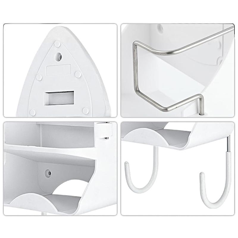 1 шт. настенный держатель для утюга термостойкий портативный крючок для подвешивания удобная вешалка для гладильной доски стеллаж для хранения органайзер для комнаты