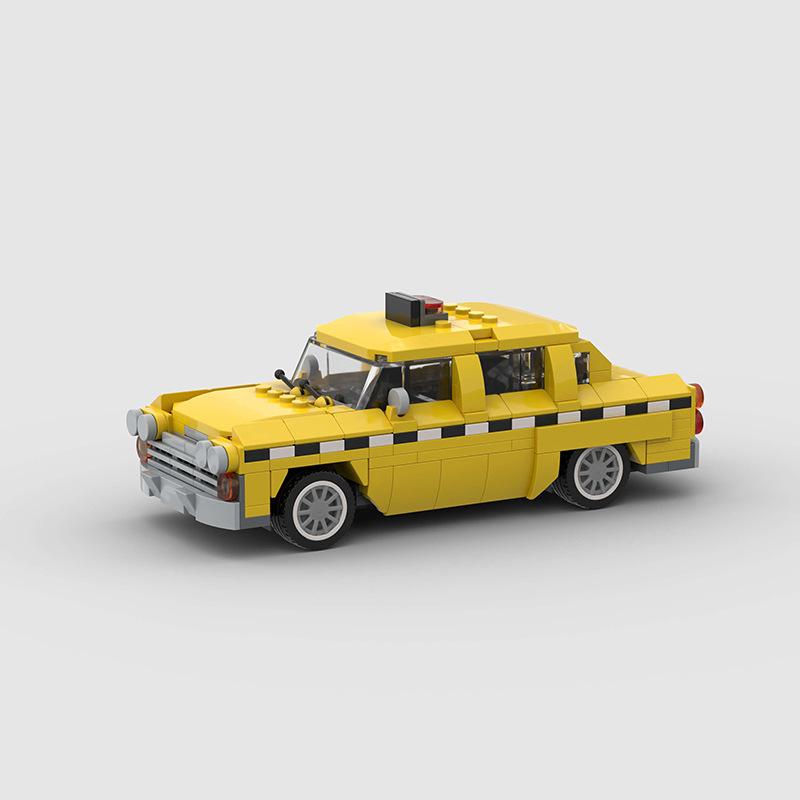Технический Скоростной Автомобиль MOC Городской Гоночный Автомобиль Ралли Строительные Блоки Набор Кирпичей Ретро Украшение DIY Игрушки Для Детей Взрослых Подарки на День Рождения