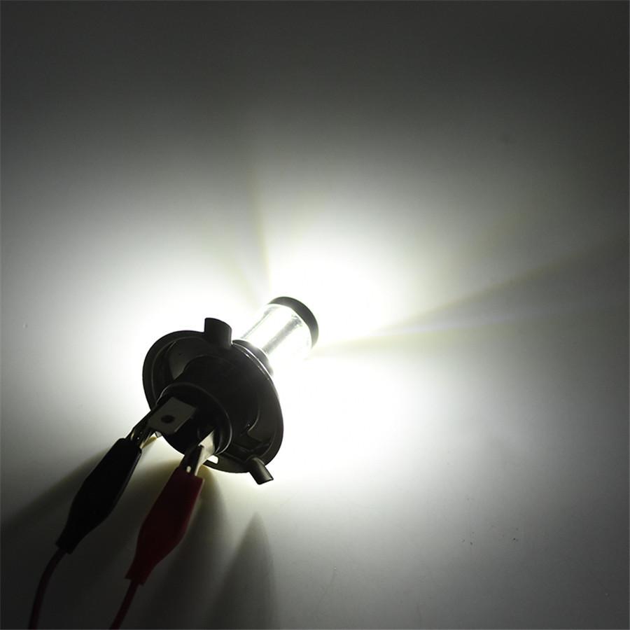 100 Вт 6-сторонняя белая 6000K H4 9003 Hb2 66-светодиодная 12 В-24 В лампа для фары дальнего/ближнего света, ДХО, противотуманная фара, лампа для вождения для мотоцикла