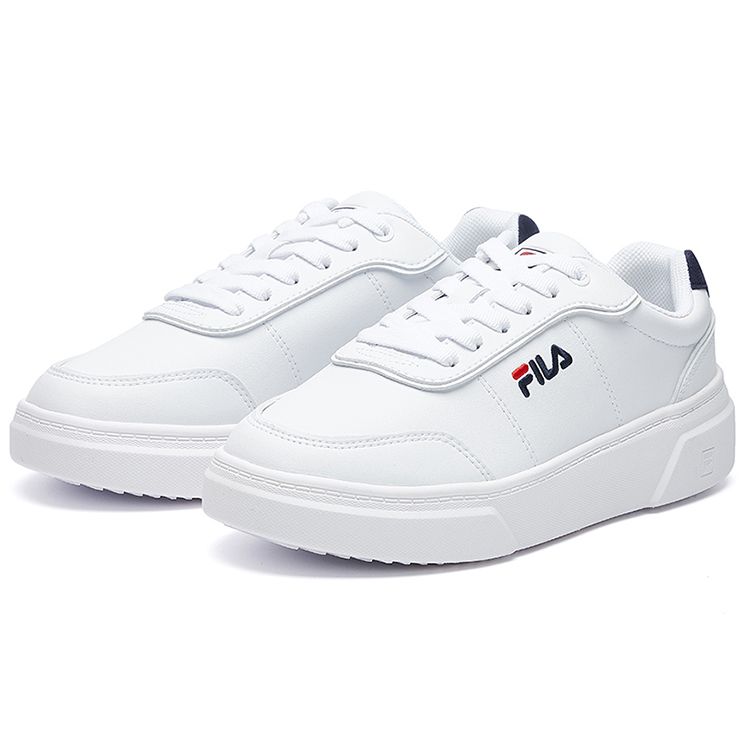 Fila Heritage-FHT Модные повседневные низкие кроссовки Женские кроссовки Белый Синий F12W031303FWT