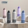 Tyeso 1200ML Large Capacity Insulated Water Bottle Portable Travel Mug Handle Leak-Proof Lid for Outdoor Sports Hiking Drinkware