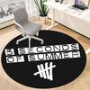 1 шт. Ковер-стул 5 Seconds of Summer для офиса, Нескользящий, Машинная стирка, Ковер для офиса, Комнаты, Праздничный декор для Рождества