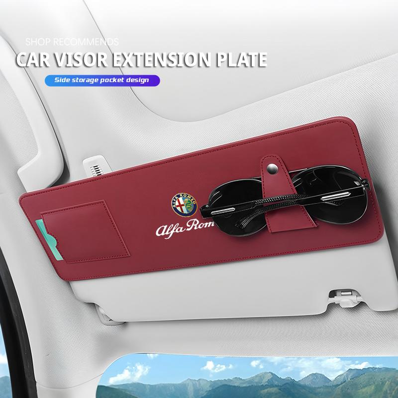Car Sun Visor Extender Panel Anti-glare Blocking Board For Alfa Romeo Giulietta 159 Mito Giulia Stelvio 147 156 Tonale Brera