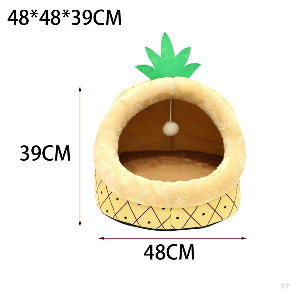 Мультяшное гнездо для кошек, мягкая спальная кровать, домик для маленьких собак