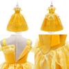 Soft Comfortable Girls Princess Belle Costume For Xmas/halloween/fancy Dress
