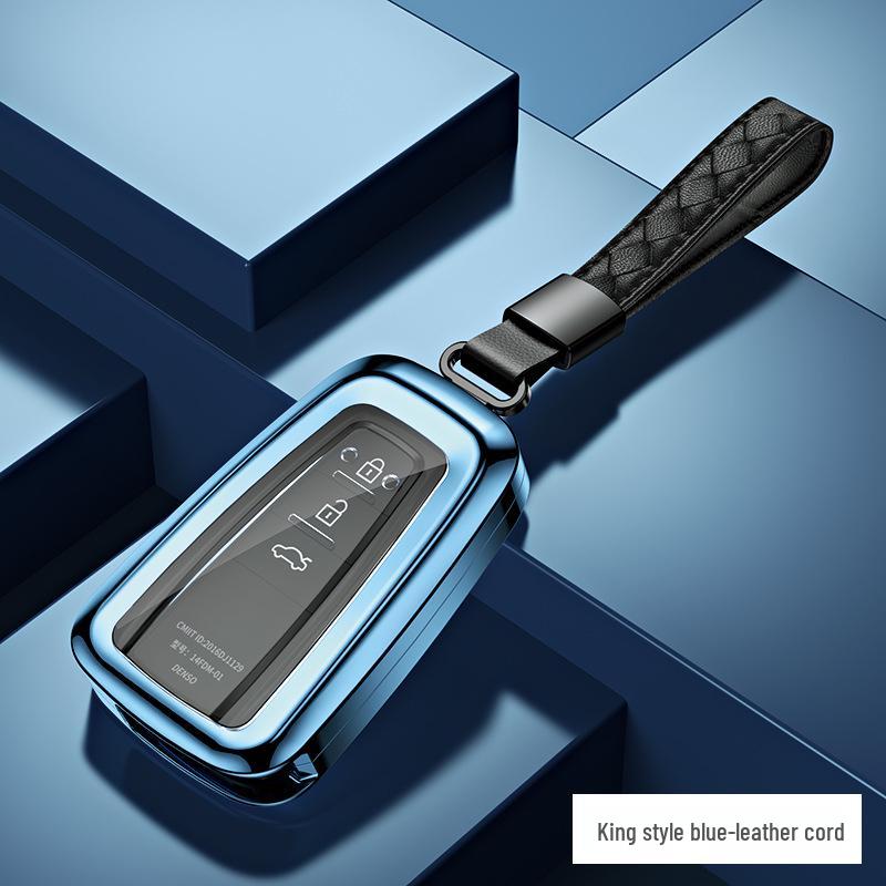 Футляр для ключа Toyota: Подходит для Highlander, RAV4, Crown, CHR, Venza, Prado, Camry - Полный чехол-обертка