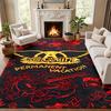 Aerosmith Carpet Door Mat for Living Room or Bedroom Protective Mat Under Chair Office Decoration Christmas Gift Birthday Present