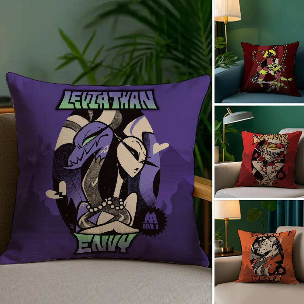 Аниме H-HelluvaS B-Boss Наволочка Плюшевая Ткань Мягкая Двусторонняя Печать Дом Диван Высокое Качество Наволочка Подушка