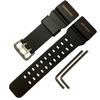 Natural Resin Replacement Watch Strap Casio G Shock Master Men's GG-1000/GWG-100/GSG-100 (Black)