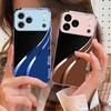 Высококачественная текстура кожи Для iPhone 17 Air 16 E 15 14 13 Plus 12 mini 11 17 Pro Max XR Xs Max 16E 7 8 Закаленное стекло Чехол для телефона