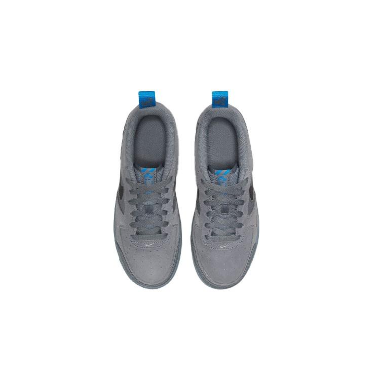 (GS) Nike Air Force 1 Low 'Cut Out Swoosh - Smoke Grey' Kids' DQ1097-001