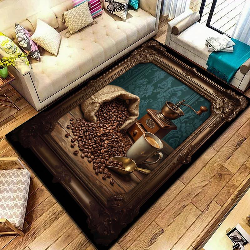 Retro framed animals Pattern Square Carpet,Area Rug,Carpet Rug for Living Room Bedroom Sofa Playroom Decor,Non-slip Floor Mat,Holiday Birthday Gifts