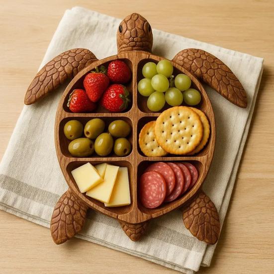 Octopus Charcuterie Board Seafood Serving Tray for Cheese Meats Fruits Ocean Themed Wood Food Platter for Gatherings