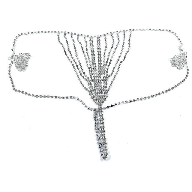 Hot Sale Body Chains European and American Sexy Waist Chain at Model Woman Bikini Style Rhinestone