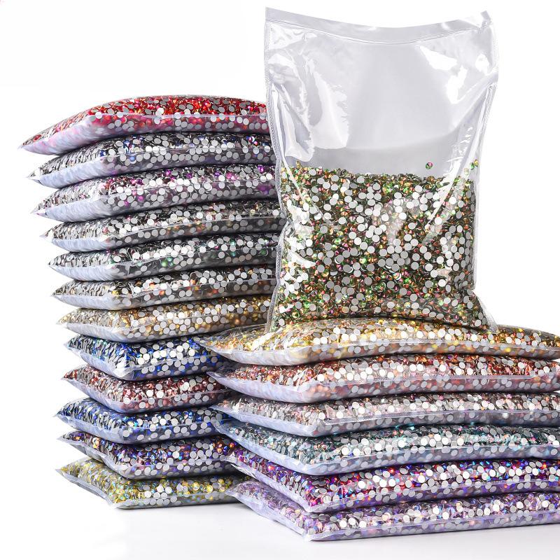 P72-180 Стеклянный нейл-арт Большая сумка с плоским дном и бриллиантами, посеребренные DIY Ювелирные изделия с бриллиантами Аксессуары Чехол для мобильного телефона Аксессуары со стразами