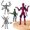 13 3D-печатных фигурок персонажей с множеством аксессуаров Робот Полный корпус Механическая подвижная игрушка Фигурки Игрушки Домашний Декор для стола