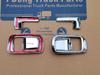 HINO Grand Pro Inner Handle Set and Chrome Fits New Loop Profia Profia/Ranger Cover/Garnish (Left Right) Plated, Stick-On Type, Profia/Air [Used]