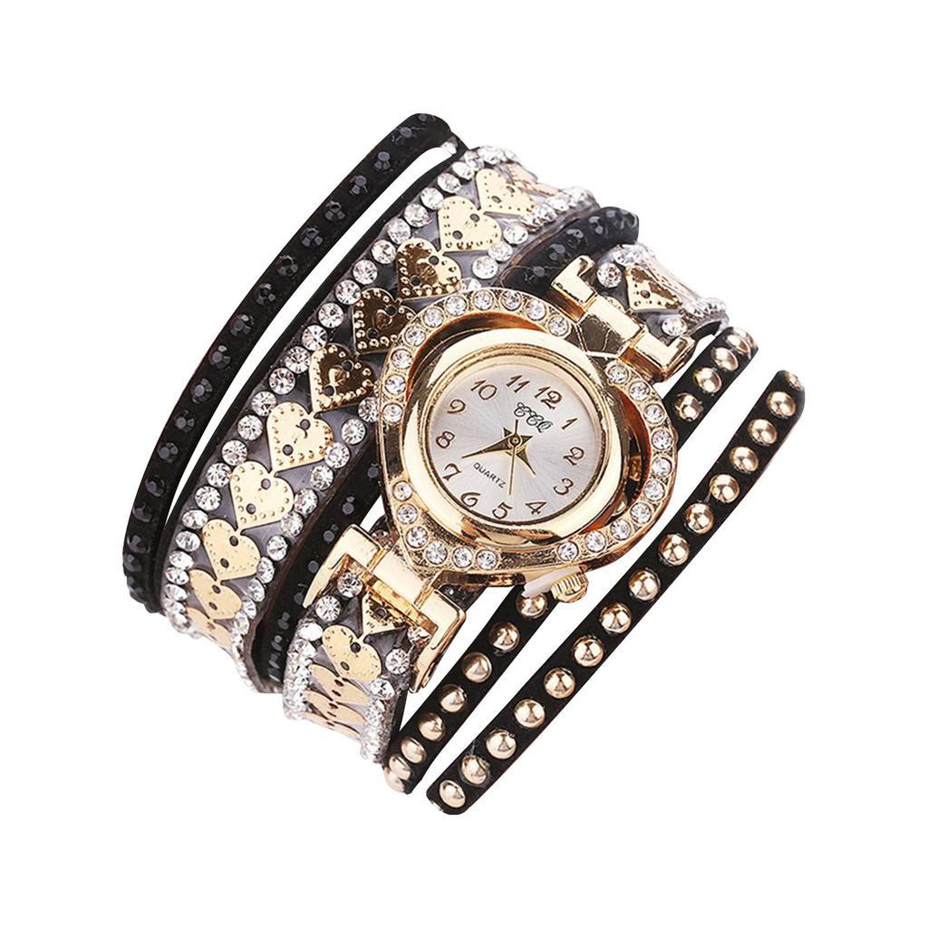 Diamond Bracelet Watch Circle Ladies Love Student Girlfriend Bracelet Watch Women's Watch