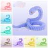 30/45/60cm 3D Printed Snake Toy Multicolor Simulation Snake Model  Christmas