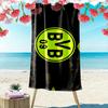 Borussia Dortmund Print Beach Towel, Large Soft Quick Dry Towel for Beach Camping Swimming