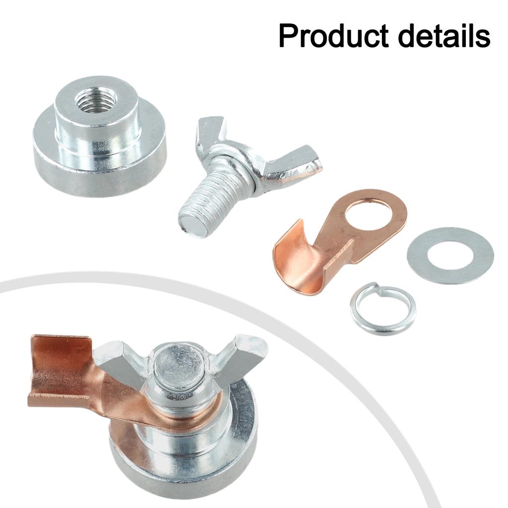 1/2 шт. Магнитный сварочный зажим заземления Магнитная сварочная опора Зажим заземления Инструмент Опора Для электрической сварки Заземление