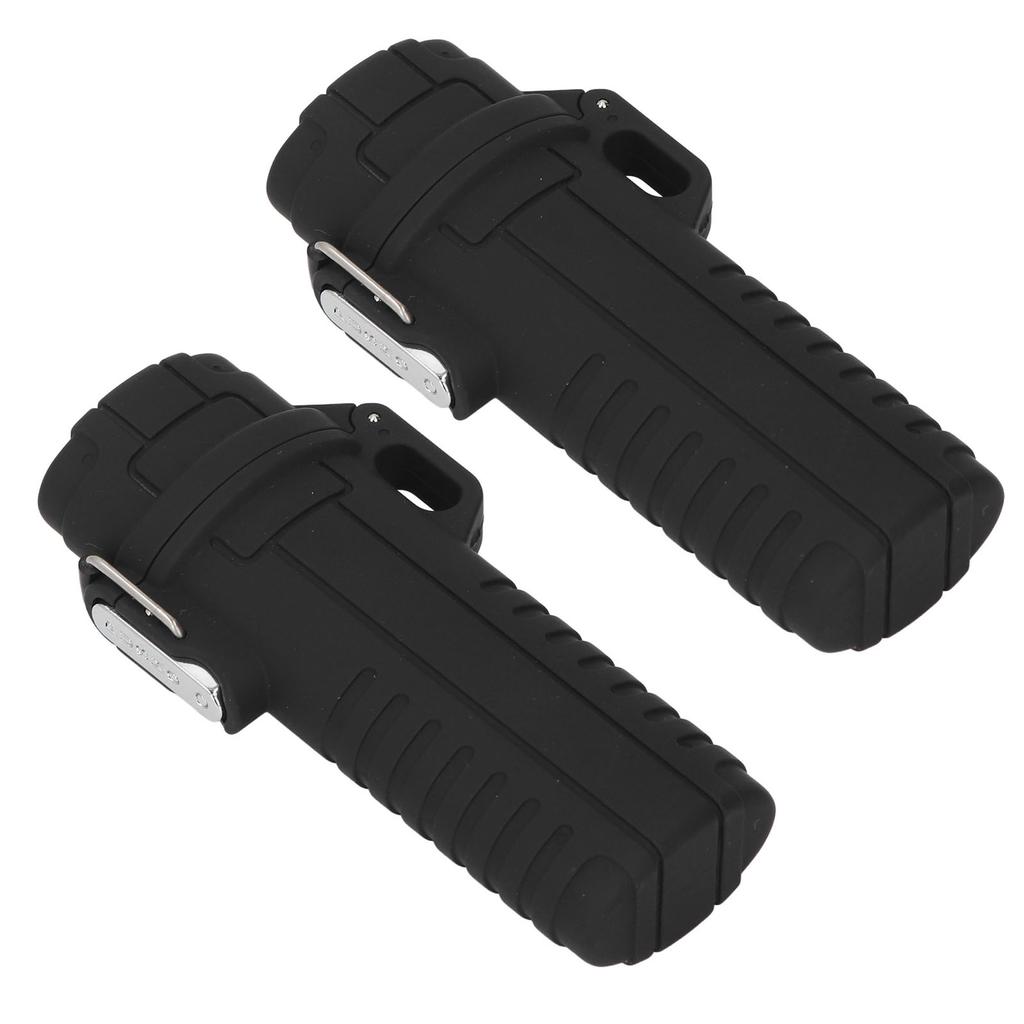 2 Pcs Water Proof Storage Tube Airtight Cover Rubber Sealing Plastic Tube Storage Box for Outdoor Camping Travel