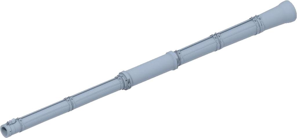 ET Model Масштаб Современная Китайская НОАК 125-мм Гладкоствольная Пушка ZIMI Тигр и Граница Пластиковые Детали Модели 1/35 ZTZ-99A (ZPT-98 L/50) (для моделей,