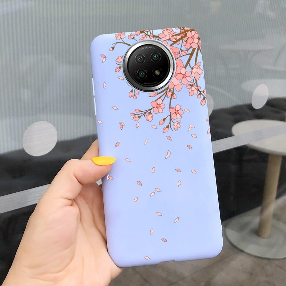 Чехол для телефона 'Цветок бабочки' для Xiaomi Redmi Note 9T 5G Funda Redmi Note 9 5G Чехол Силиконовые ТПУ чехлы для Redmi Note9 T 9T 5G