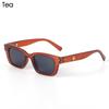 Trendy Style Rectangle Sunglasses UV400 Protection Sunglasses for Women Vintage Ladies Eyeglasses