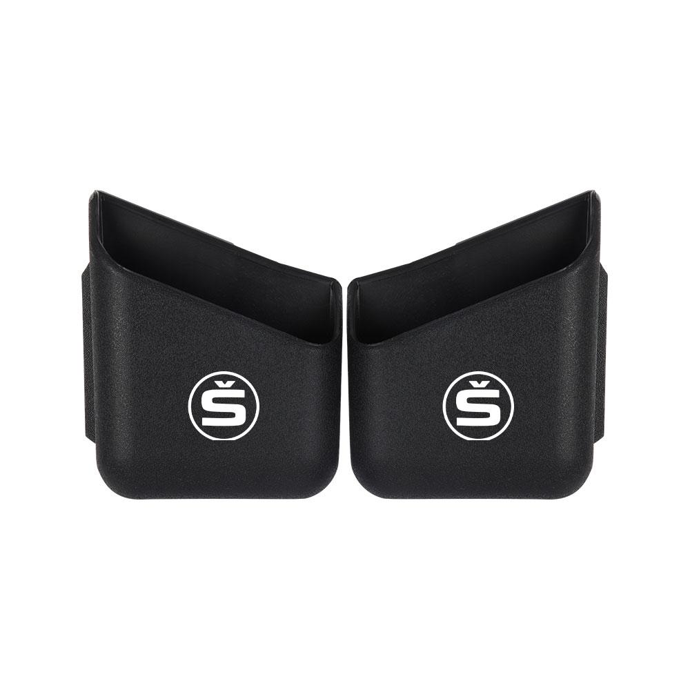 tgcyx7 Car Interior Side Door Storage Box Stowing Tidying Hanging Holder For Skoda Rapid Octavia A5 S Kodiaq Fabia A7 VII Kamiq Karoq