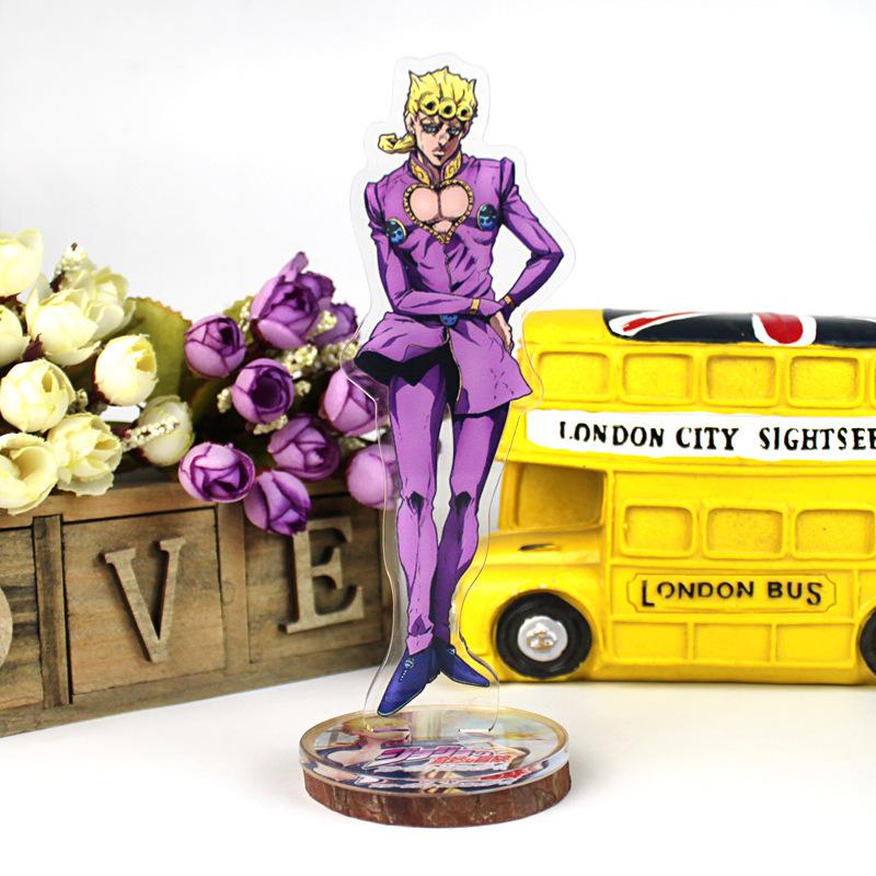 Высококачественный Акриловый Стенд Персонажа из Аниме JOJO's Bizarre Adventure Золотой Ветер Фигурка-Дисплей Дропшиппинг Аниме Мерч