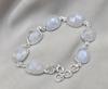 Rainbow Moonstone 925 Sterling Silver Bracelet Natural Handmade
