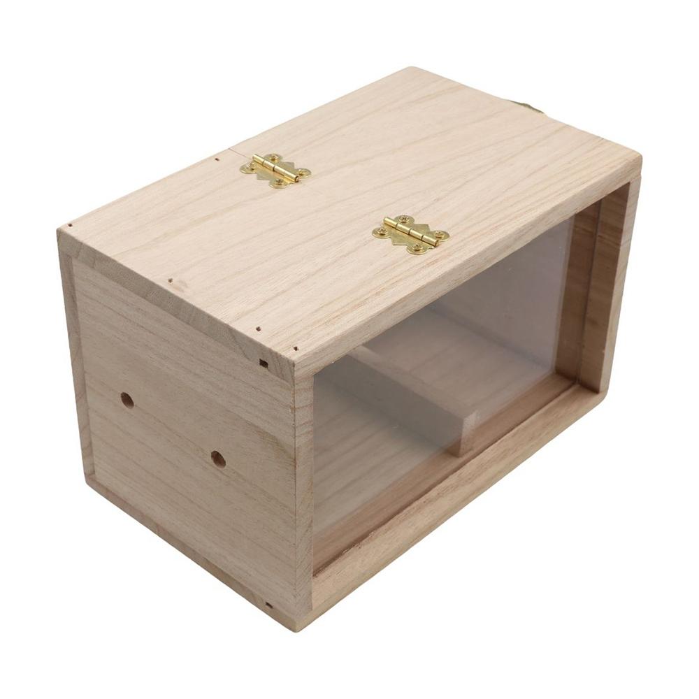 Акриловый/деревянный деревянный ящик для разведения попугаев, скворечник для попугаев, корелла, курица