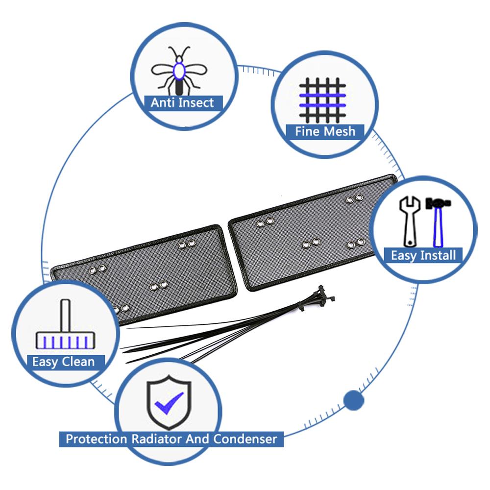 Для Subaru Forester SK 2018 передние грили, сетка от насекомых, защита конденсатора радиатора, защита от насекомых, песок