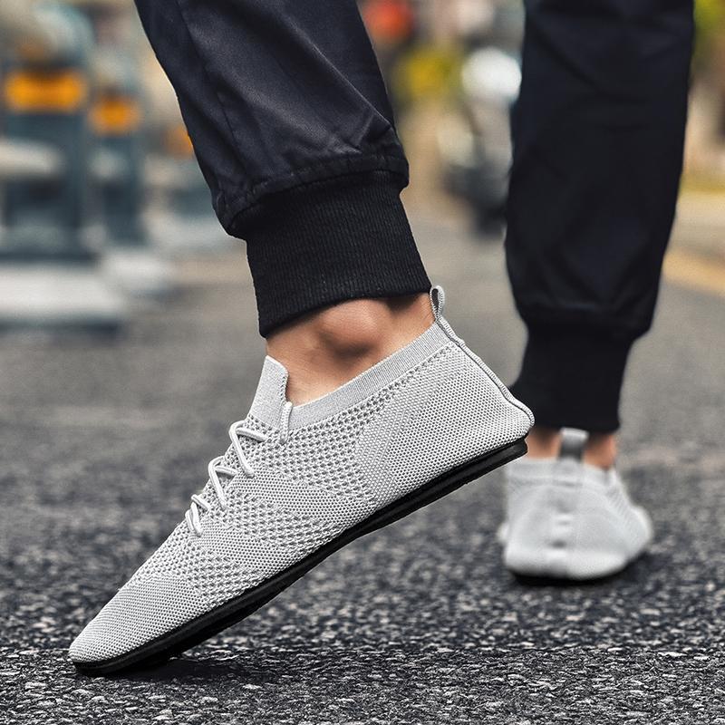 New Mesh Loafers Men Driving Moccasins High Quality Flats Walking Shoes Breathable Non Slip Casual Loafers Summer Mens Shoes