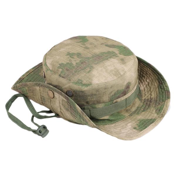 Camouflage Boonie Hats Camping Climbing Bucket Sniper Hat Men Outdoor Fishing Hiking Cap Sun Protective Boonie Caps