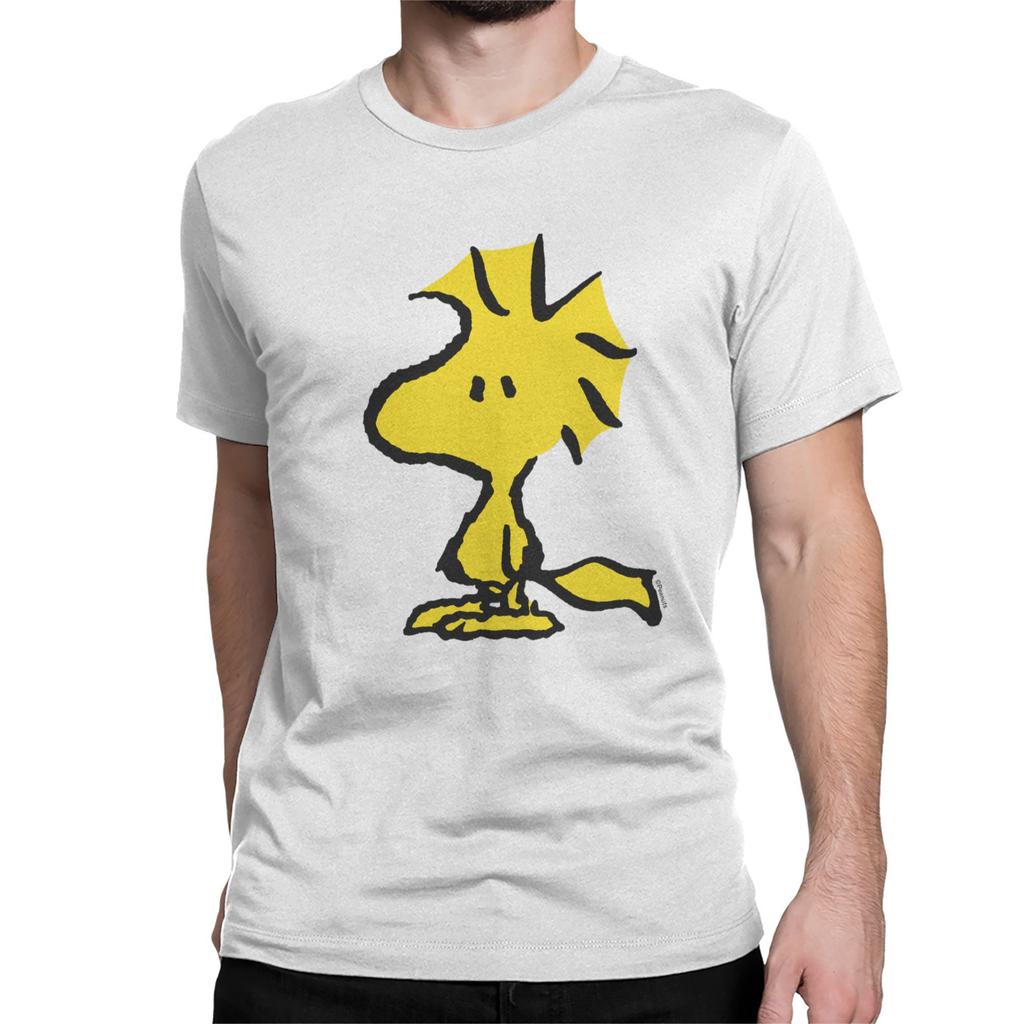 Peanuts Snoopy's Friend Woodstock Tee Shirt for Men Women Fashion T Shirts Cotton Clothes