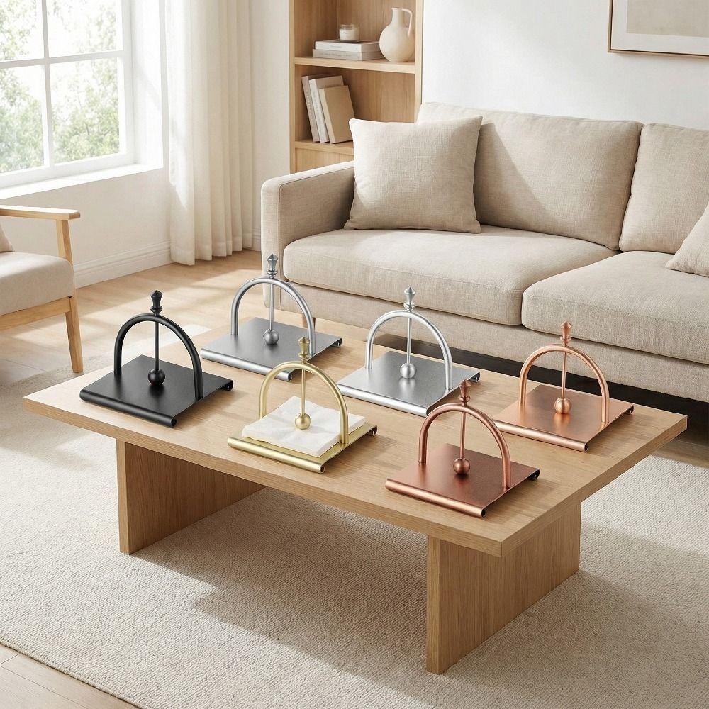 European Style Square Tissue Holder Creative Tabletop Tissue Rack Party
