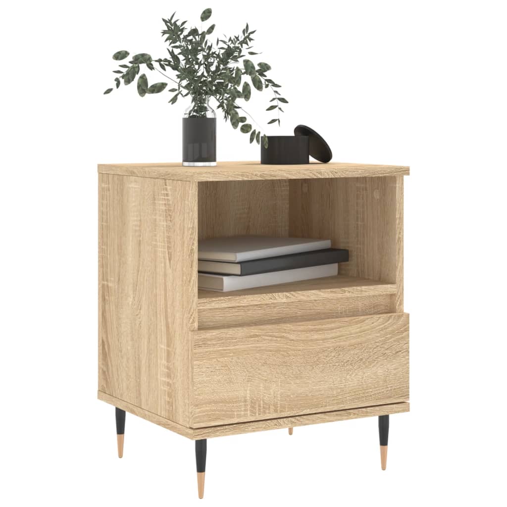Nightstands 2 pcs Sonoma Oak 40 x 35 x 50 cm engineered wood