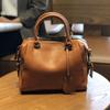 Сумочка из натуральной кожи Boston Bag Женская сумка через плечо из воловьей кожи Повседневная сумка-тоут Модные сумки через плечо в английском стиле Высококачественная мягкая кожа