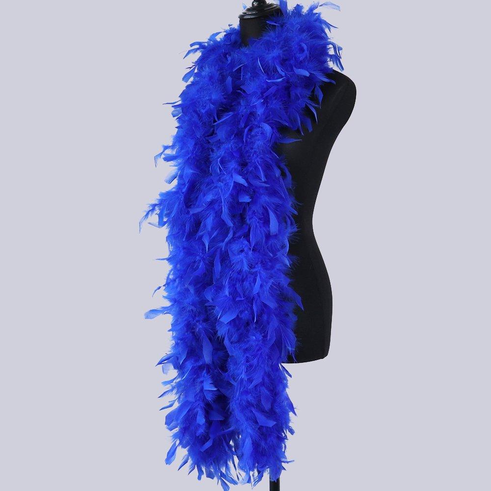 2M Turkey Marabou Feathers Boa 90g Colored Plumas Dress Shawl DIY Craft Wedding Scarf Decor Sewing Costume Party Cosplay Dress
