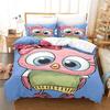 Cartoon Owl Custom 3D Three-Dimensional Quilt Cover Three-Piece Digital Printing Home Textile Fresh