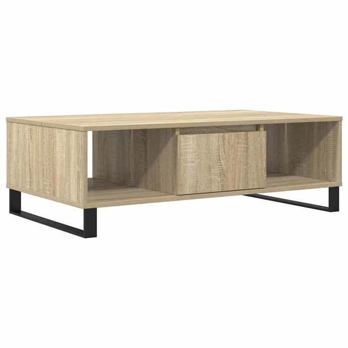 VidaXL Coffee Table Sonoma Oak 104x60x35 Cm Engineered Wood 827095
