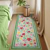 Розовый Винтажный Цветочный Ковер для Гостиной Моющийся Богемный Ковер Нескользящий Кухонный Прекрасный Растение Декор Интерьера Ковер Детская