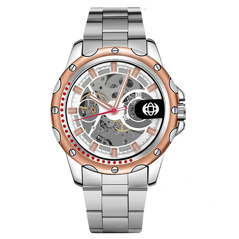 UTHAI M25 Досуг и Мода Мужские Часы Спортивные Автоматические Механические Часы с Полым Механизмом Крутые Часы Подарочные часы для мужчины