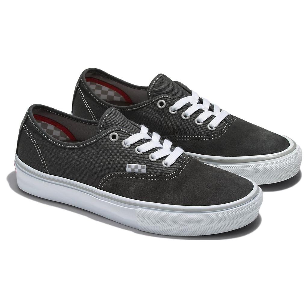 Vans Skate Authentic темно-серые белые кроссовки унисекс VN0A5FC8DGW