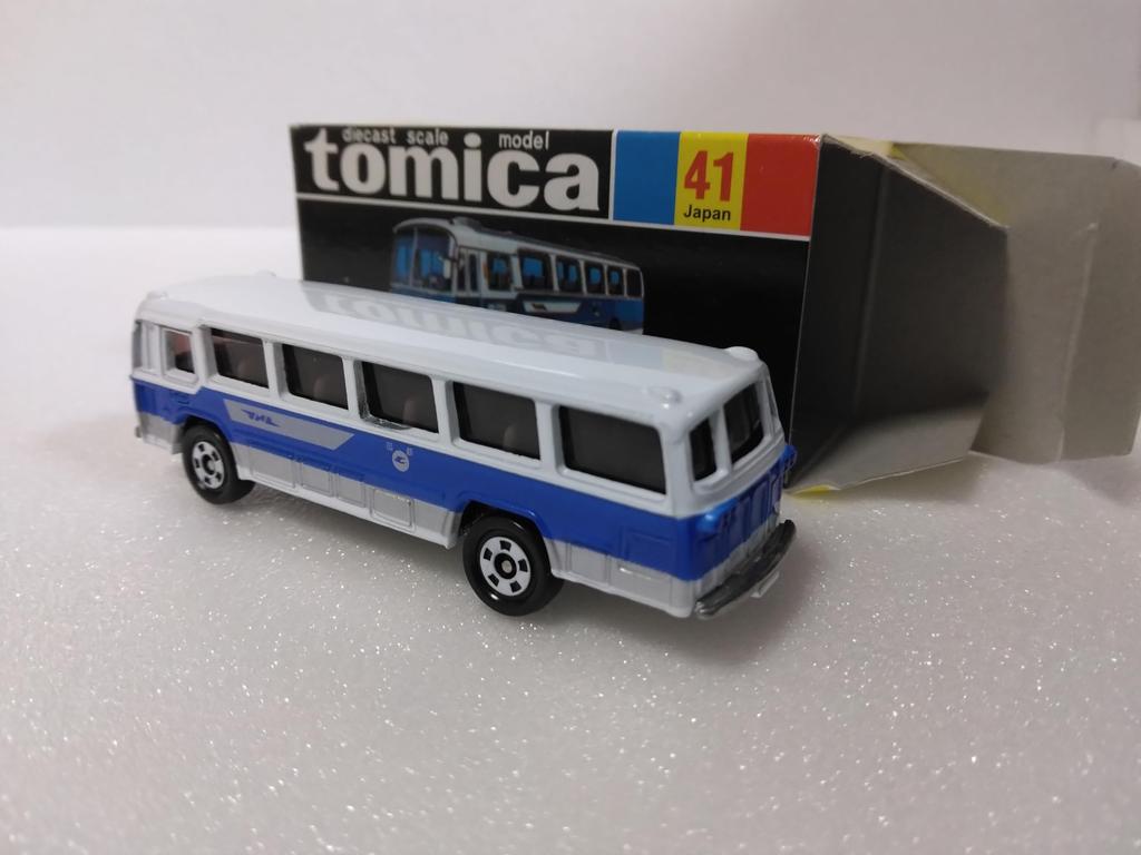 Tomica Black Box No. 41 Mitsubishi Fuso Tomei Expressway Bus, 164 Scale, Reprint Made In China